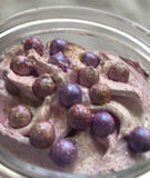Black Raspberry and Vanilla Whipped Foaming Sugar Scrub - thesoapybar